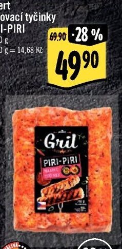Albert Grilovací tyčinky PIRI-PIRI