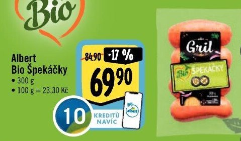 Albert Bio Špekáčky