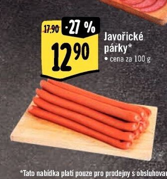 Javořické párky