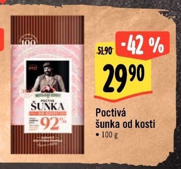 Poctivá šunka od kosti