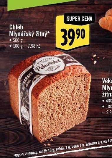 Chléb Mlynářšť žitný