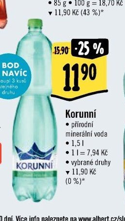Korunní minerální voda