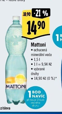 Mattoni minerální voda