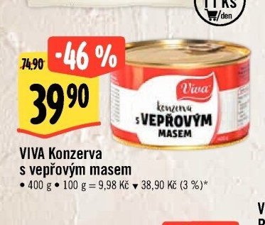 VIVA Konzerva s vepřovým masem