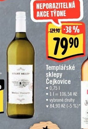 Templářské sklepy Čejkovice
