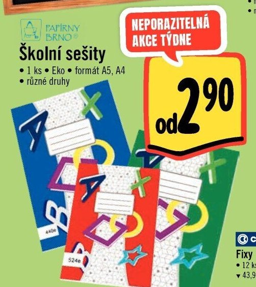 Školní sešity