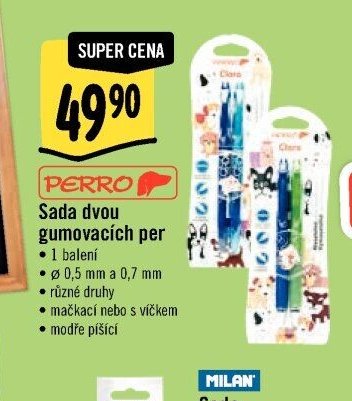 Perro Sada dvou gumovacích per