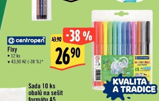 Centropen Fixy 12 ks