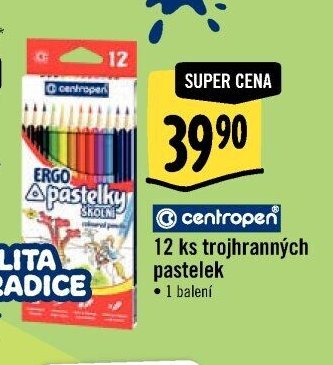 Centropen Ergo pastelky 12 ks