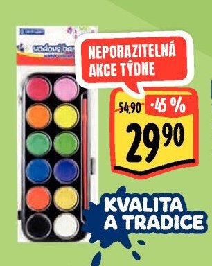 Vodové barvy Centropen