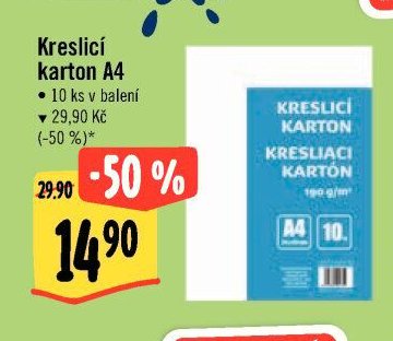 Kreslicí karton A4
