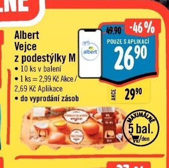 Albert Vejce z podestýlky M