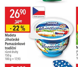 Madeta Jihočeské Pomazánkové