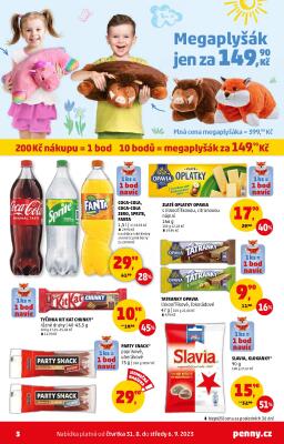 akční leták Penny Market 31.8.2023-6.9.2023