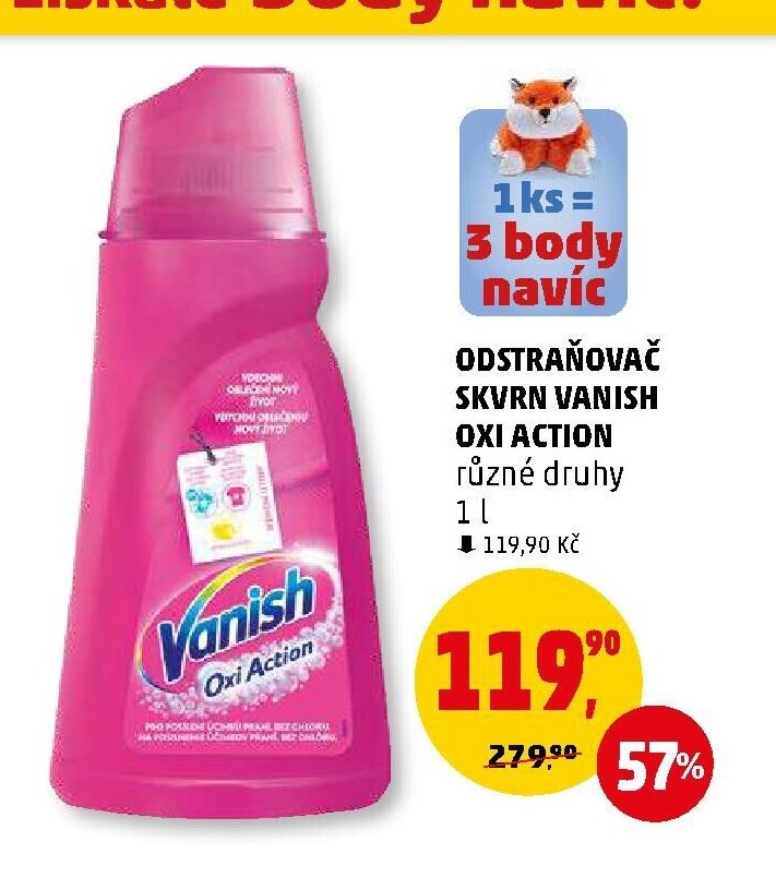 ODSTRAŇOVAČ SKVRN VANISH OXI ACTION