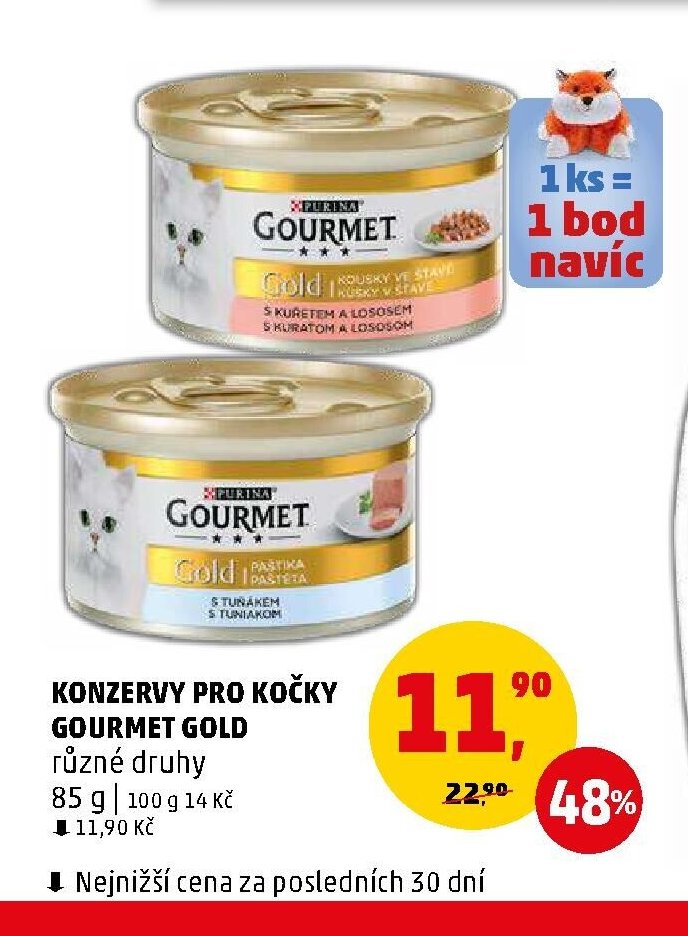 KONZERVY PRO KOČKY GOURMET GOLD