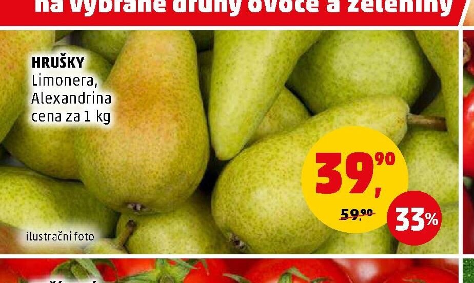 HRUŠKY Limonera, Alexandrina