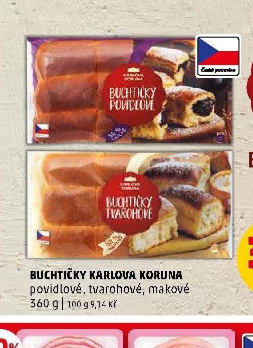 Buchtičky Karlova Koruna