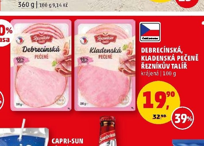 Debrecínská, Kladenská pečeně, Řezníkův talíř
