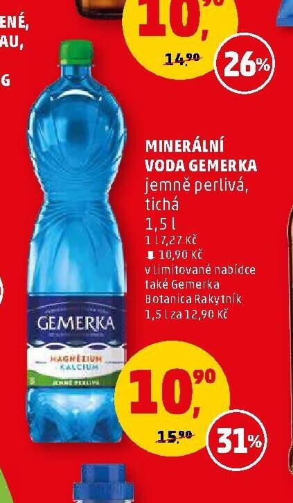 Minerální voda Gemerka