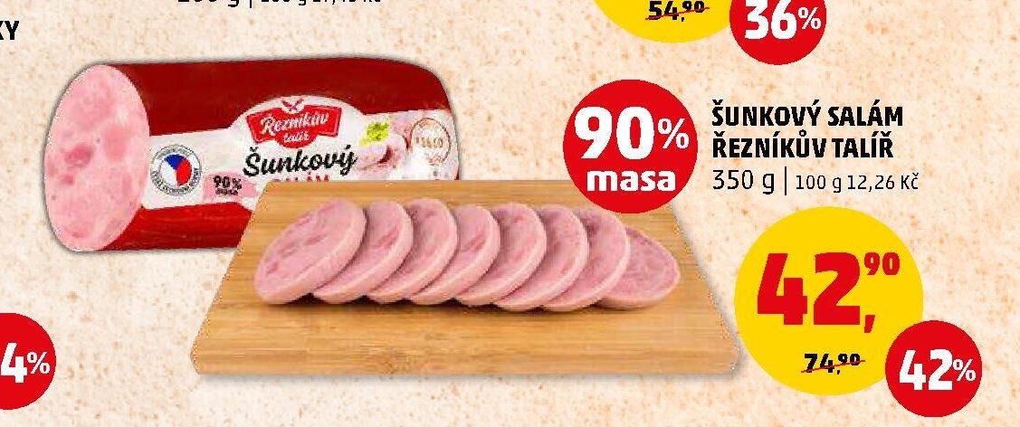 Šunkový salám Řezníkův talíř