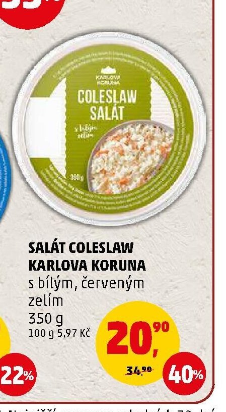 Salát Coleslaw Karlova Koruna