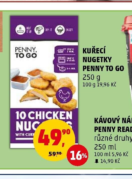 Kuřecí nugetky Penny To Go