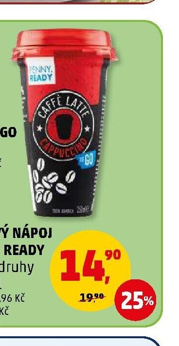 Kávový nápoj Penny Ready