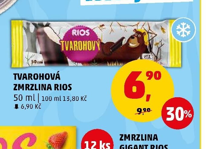 TVAROHOVÁ ZMRZLINA RIOS