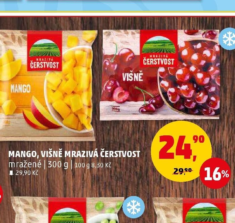 MANGO, VIŠNĚ MRAZIVÁ ČERSTVOST