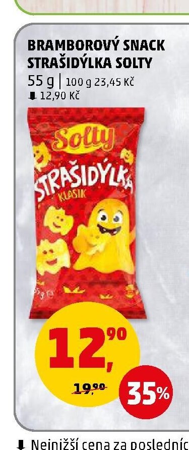 BRAMBOROVÝ SNACK STRAŠIDÝLKA SOLTY 55 g