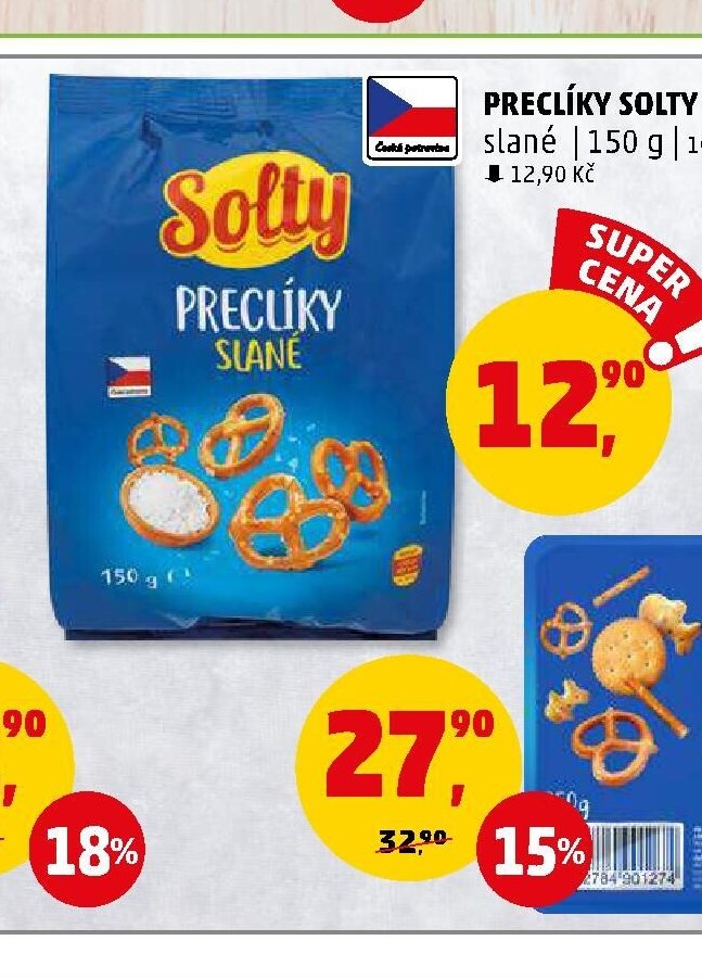 PRECLÍKY SOLTY slané 150 g
