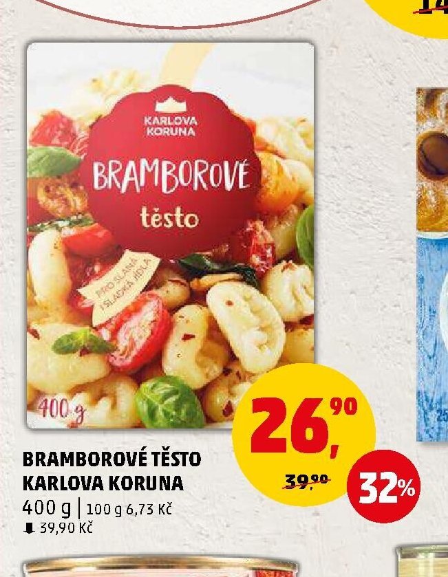 BRAMBOROVÉ TĚSTO KARLOVA KORUNA