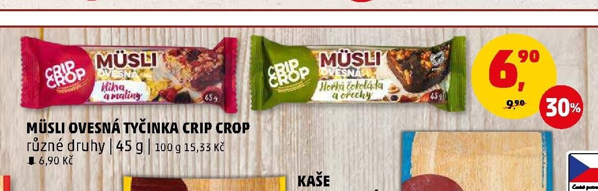 MÜSLI OVESNÁ TYČINKA CRIP CROP