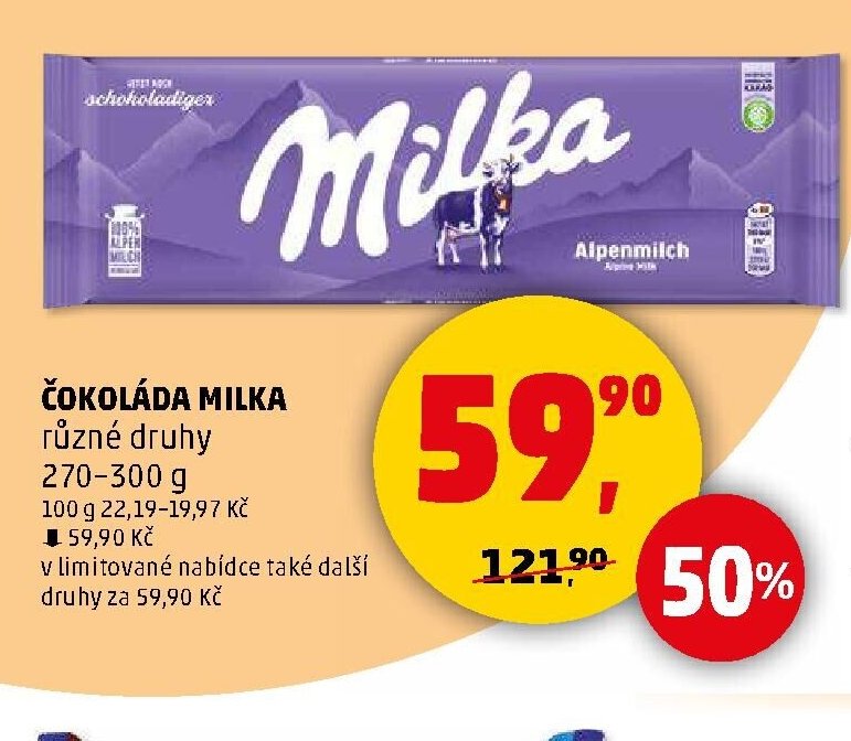 Čokoláda Milka