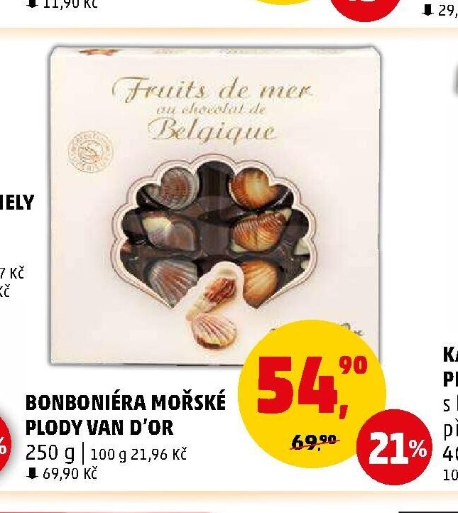 Bonboniéra Mořské plody Van d'Or
