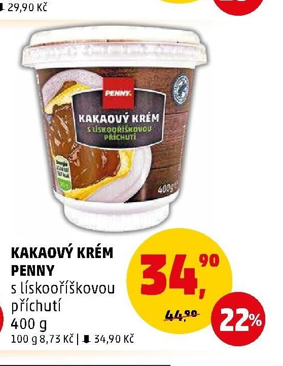 Kakaový krém Penny