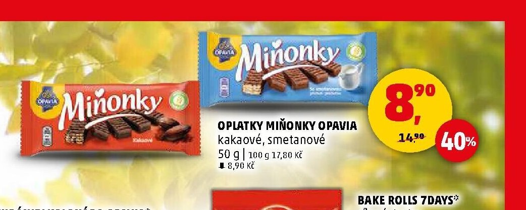 OPLATKY MIŇONKY OPAVIA