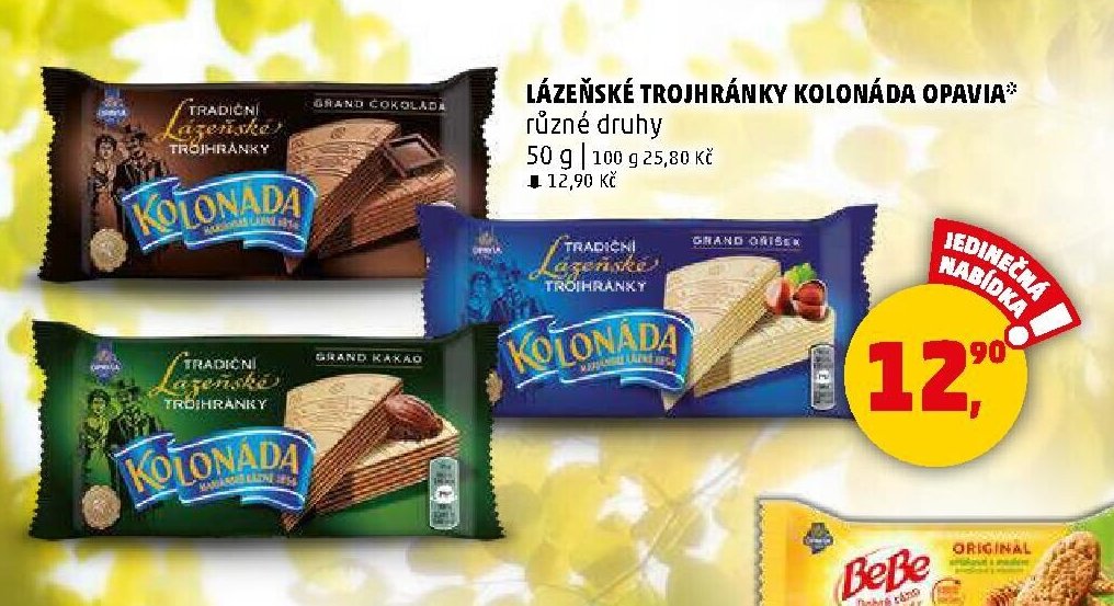 LÁZEŇSKÉ TROJHRÁNKY KOLONÁDA OPAVIA
