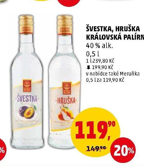 Švestka, Hruška Královská palírna