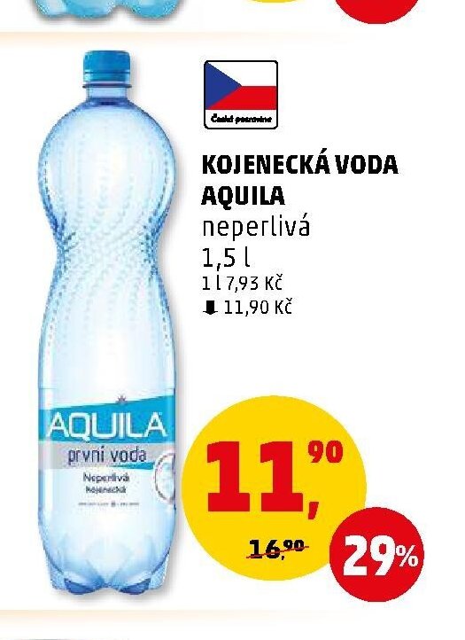 KOJENECKÁ VODA AQUILA neperlivá