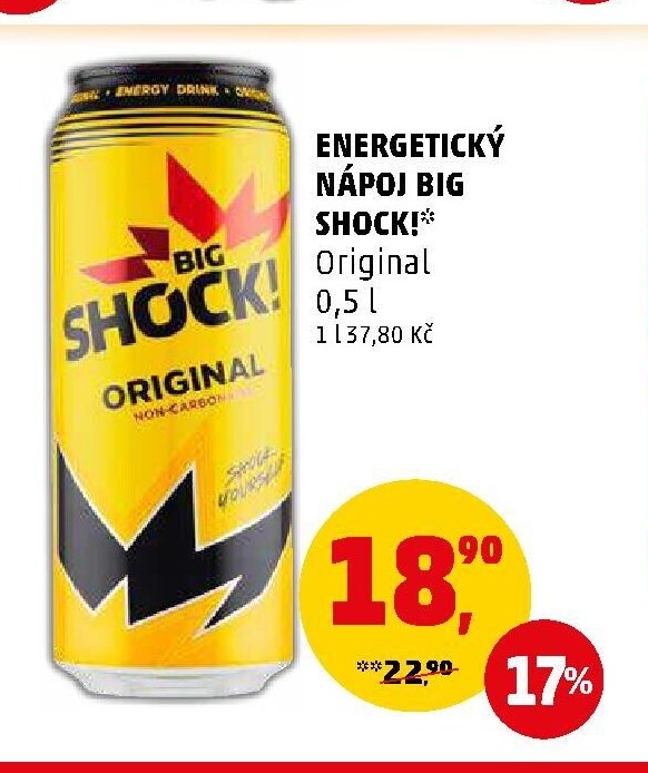 ENERGETICKÝ NÁPOJ BIG SHOCK! Original