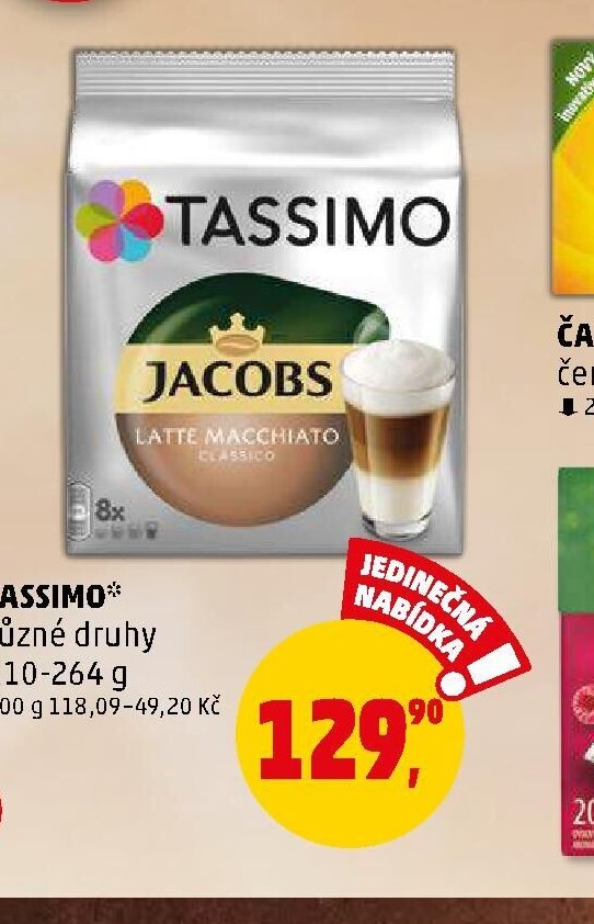 TASSIMO různé druhy