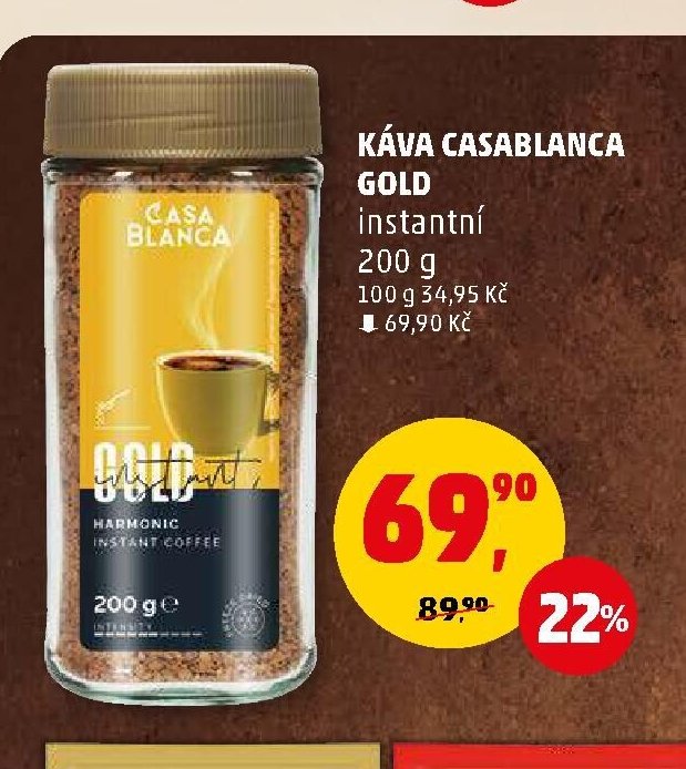 KÁVA CASABLANCA GOLD instantní