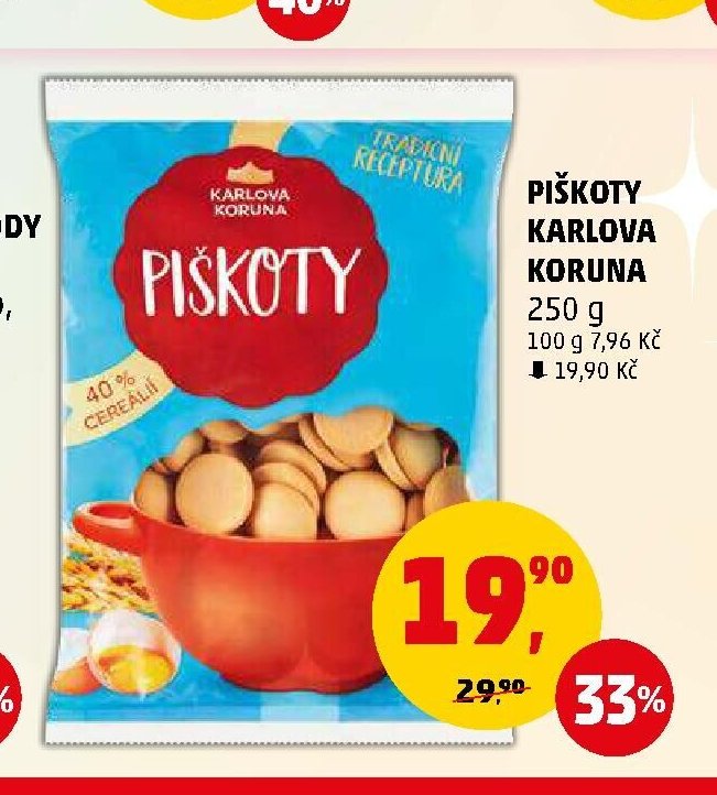 Piškoty Karlova Koruna