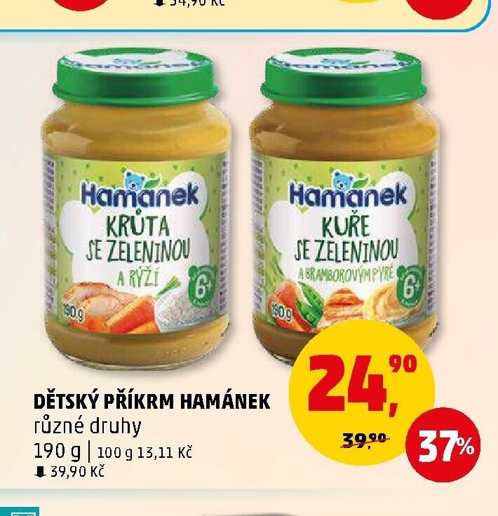 Dětský příkrm Hamánek
