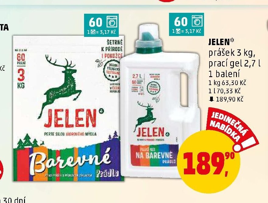 Jelen prací gel