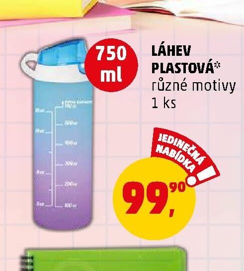 Láhev plastová