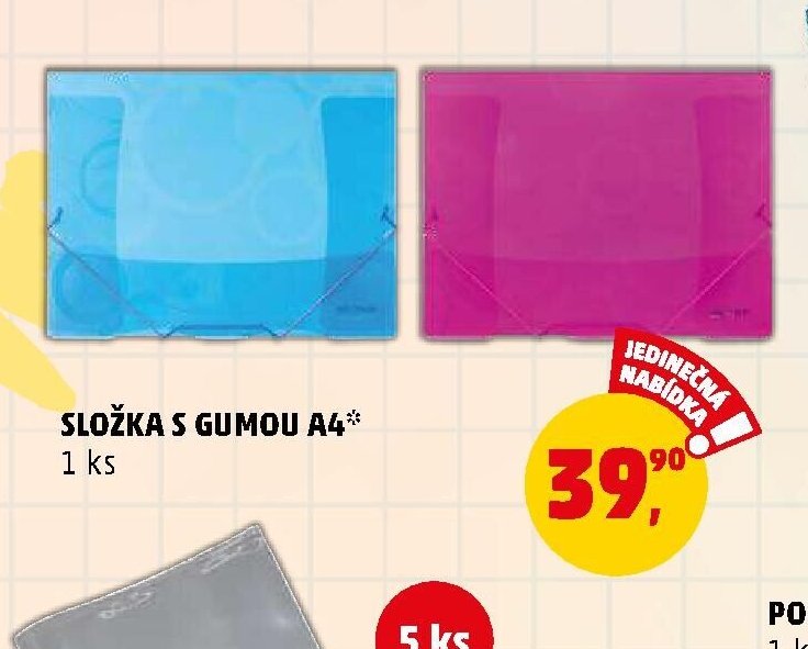 Složka s gumou A4