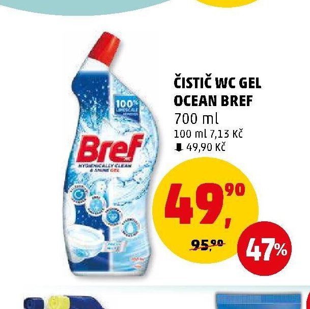 ČISTIČ WC GEL OCEAN BREF